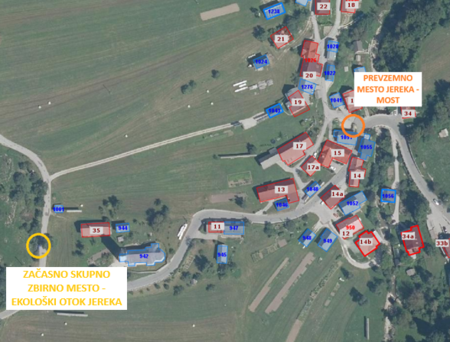 lokacija začasnega skupnega zbirnega mesta Jereka