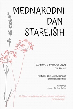 Vabilo mednarodni dan starejših