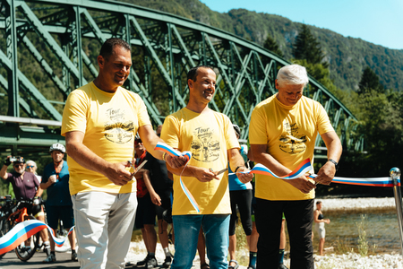 Otvoritev kolesarske poti Bled-Bohinj, arhiv BSC Kranj, foto/video: Karata Film